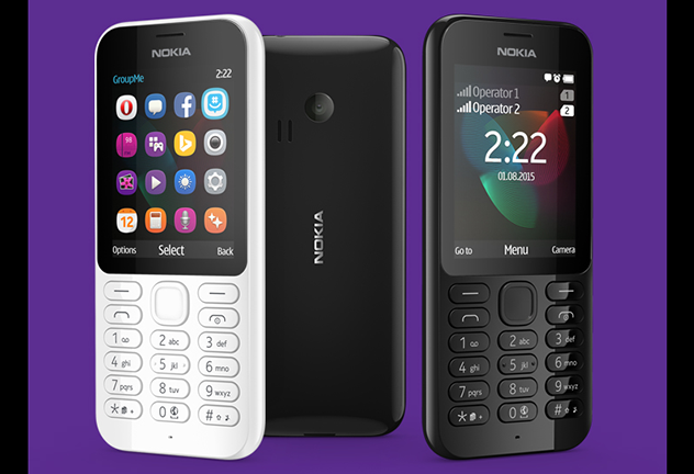 ไมโครซอฟท์เปิดตัวฟีเจอร์โฟน Nokia 222/Nokia 222 Dual SIM ไมโครซอฟท์เปิดตัวฟีเจอร์โฟน Nokia 222/Nokia 222 Dual SIM